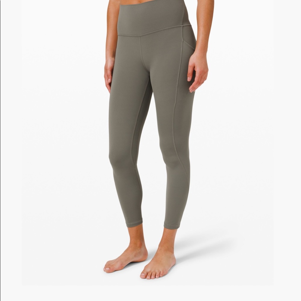 Lululemon align 3/4 leggings in grey sage